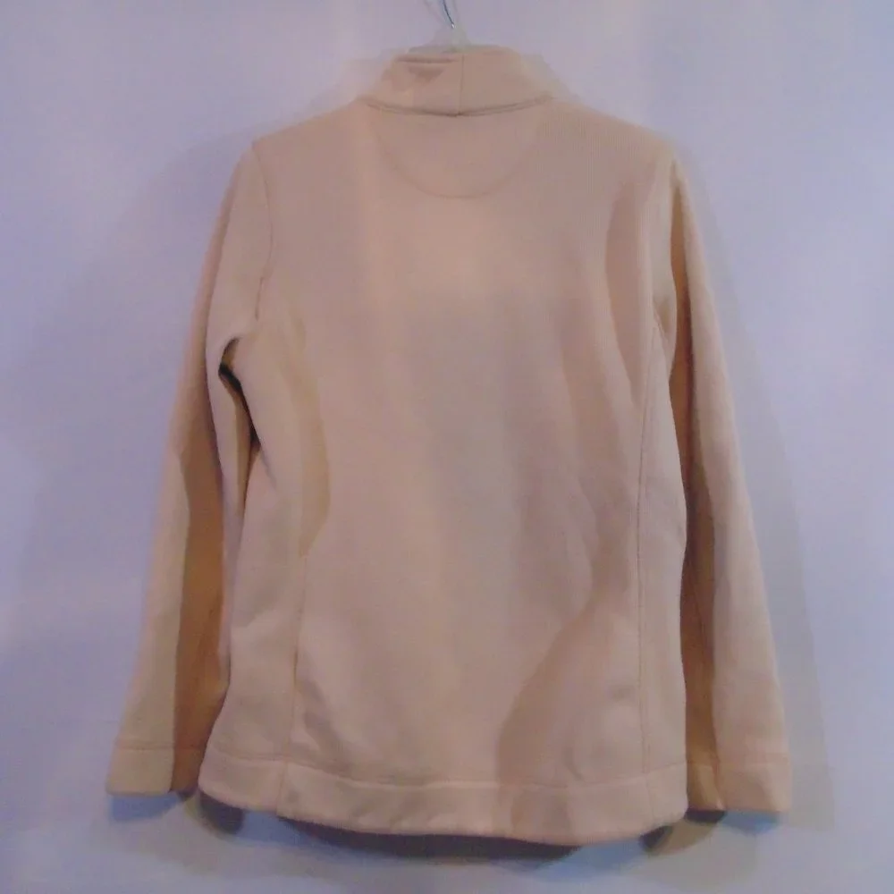 Calvin Klein Womens Full Zip Sweater Jacket Size Medium Light Pink - Picture 5 of 6